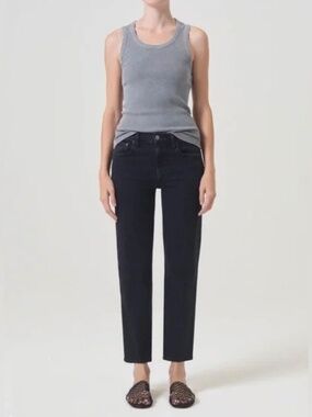 Agolde - Kye Mid-rise Straight Crop Jeans